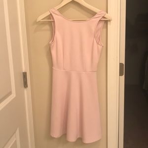 Pink skater dress